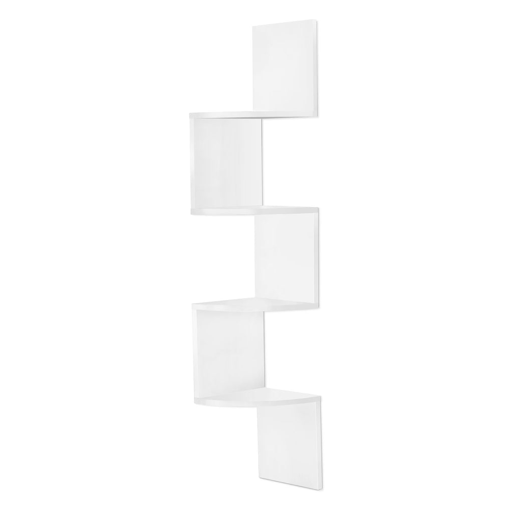 Zig Zag Corner Wall Shelf